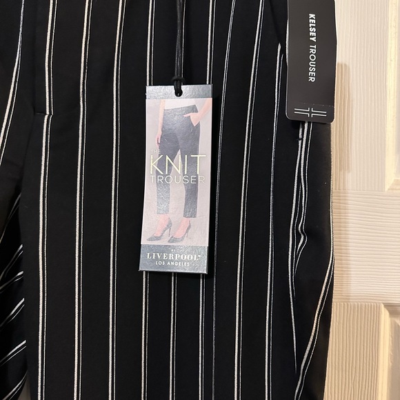 ⭐️ NWT ⭐️ Liverpool Women’s Striped Kelsey Trousers - Picture 2 of 10